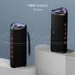 boAt Stone 750 Bluetooth Speaker with 12W Signature Sound| RGB LEDs| Up to 12 hrs Playback| TWS Mode| Bluetooth v5.3| AUX Port| TF Card| Built-in Mic| Voice Assistant & IPX5
