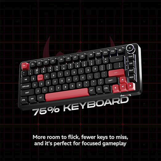 W-dawg W25101 Wireless Mechanical Gaming Keyboard (HIGHKEY 718) | Rechargeable Wireless Keyboard | Mechanical Switches | Anti-Ghosting | PC, Laptop & Gaming Compatible