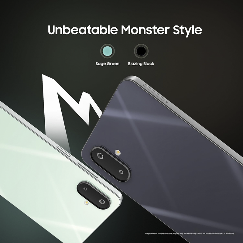 Samsung M06 5G – 4GB RAM, 128GB Storage, MediaTek Dimensity 6300, Android 15, 50MP Camera, 5000mAh Battery