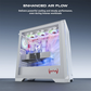 daWg W-Y Series 720 Computer Case (White) | Mid Tower Cabinet | Micro-ATX & Mini-ITX Support | USB 3.0 | High-Airflow Design | Gaming PC Cabinet