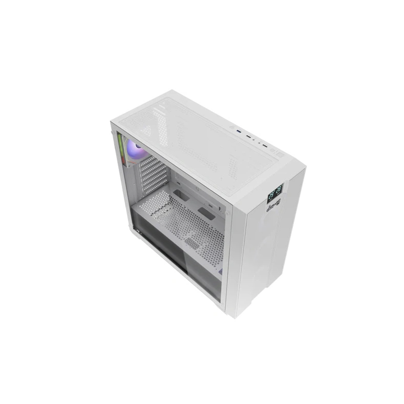 daWg X Series 678 Computer Case (White) | Mid Tower PC Cabinet | Micro-ATX & Mini-ITX Compatible | Durable Metal Chassis | Home, Office & Gaming PC Build