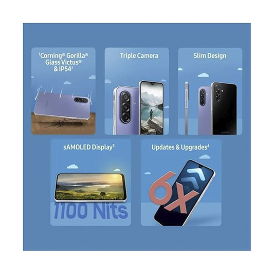 Samsung F17 5G – 6GB RAM, 128GB Storage, 6.7" FHD+ Super AMOLED, Exynos 1330, 50MP + 13MP Cameras, 5000mAh Battery