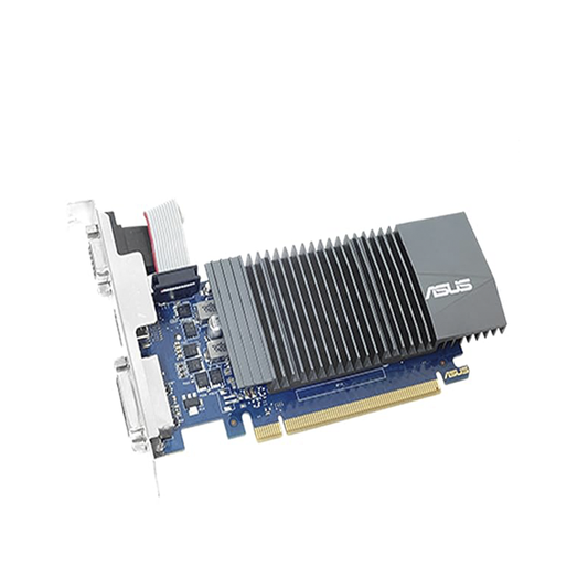 ASUS GeForce GT 710 2GB DDR5 Graphics Card | Low-Profile| Efficient Cooling | HDMI|DVI/D-Sub Support | Ideal for Everyday Computing|Office PCs & Multi-Display Setups