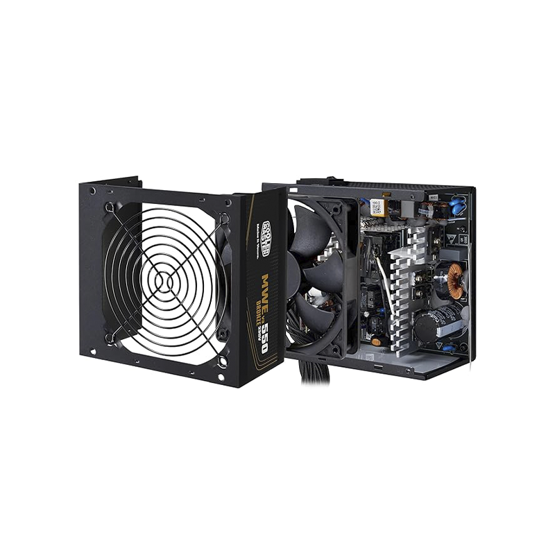 Cooler Master 550W Bronze V3 Power Supply | 80 Plus Bronze Efficiency | Reliable and Stable Performance | Durable Build with Silent Cooling for Gaming & Desktop PCs