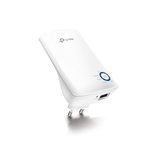 TP-Link TL-WA850RE N300 Wireless Range Extender, Broadband/Wi-Fi Extender, Wi-Fi Booster/Hotspot with 1 Ethernet Port, Plug and Play, Built-in Access Point Mode