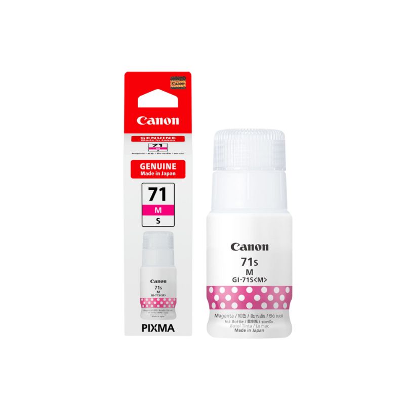 Canon GI-71 Magenta Ink Bottle |70 ml | Original High-Yield Ink for Canon PIXMA G Series Printers| Vibrant Color Output| Long-Lasting and Easy-to-Refill