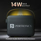 Portronics Resonate (POR 2392) | 15W Portable Bluetooth Speaker | Elegant Fabric Finish | Deep Bass & Crystal Clarity | Hands-free Calling | Black