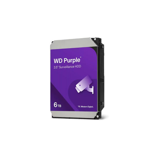 Western Digital WD Purple 6TB SATA Internal Hard Drive | 3.5″ Surveillance HDD for CCTV/DVR/NVR