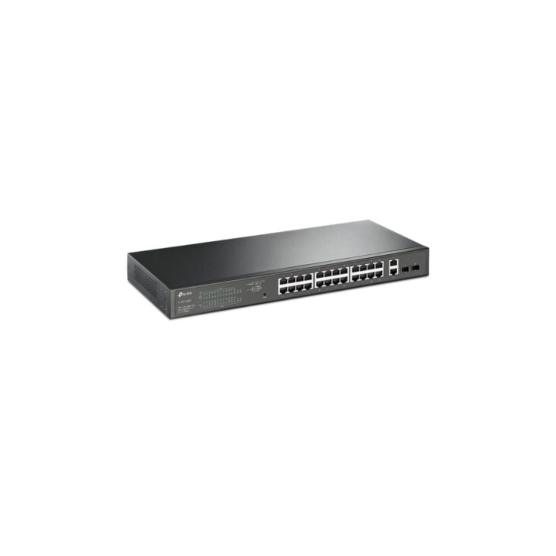 TP‑Link TL‑SG1428PE 28-Port Gigabit Easy Smart PoE+ Switch – 24 PoE+ Ports, 2×1G Copper + 2×1G SFP, 250W, SMB & Office Networking”
