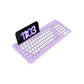 Portronics POR 2200 Wireless Mini Keyboard & Touchpad | Compact 2-in-1 Keyboard with Integrated Touchpad | Dual 2.4 GHz & Bluetooth Connectivity | Rechargeable Battery | Multi-Device Compatible for Windows, Mac & Android