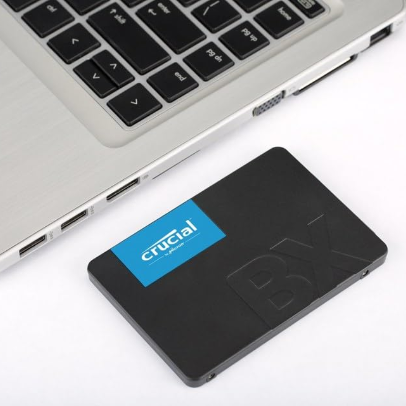 Micron BX500 500GB 2.5" SATA III Internal SSD | Fast 540MB/s Read & 500MB/s Write| Reliable 3D NAND Flash| Energy-Efficient| Shock-Resistant| Wide Compatibility for Laptops & Desktops| Perfect Upgrade for Faster Performance