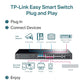 TP‑Link TL‑SG1428PE 28-Port Gigabit Easy Smart PoE+ Switch – 24 PoE+ Ports, 2×1G Copper + 2×1G SFP, 250W, SMB & Office Networking”