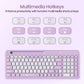 Portronics POR 2200 Wireless Mini Keyboard & Touchpad | Compact 2-in-1 Keyboard with Integrated Touchpad | Dual 2.4 GHz & Bluetooth Connectivity | Rechargeable Battery | Multi-Device Compatible for Windows, Mac & Android