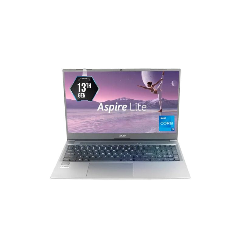 ACER Aspire Lite | Intel Core i3‑1305U | 8GB RAM | 512GB SSD | 15.6″ FHD Display | Windows 11 | 1.59 kg | Silver