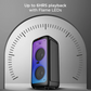 boAt PartyPal 390 Bluetooth Party Speaker | 160W Signature Sound | TWS Mode | Dual Karaoke Mic Inputs | Up to 6 Hours Playback | Flame LED Lights | EQ Modes | Bluetooth v5.3 | AUX, USB & TF Card Support | USB Type-C Charging
