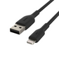 Belkin USB-A to Micro USB Charging Cable for Android Phones and Tablets| 3.3 Feet/1 Meter| Black| Micro USB, USB| 2 years warranty