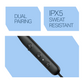 boAt Rockerz 200 Neckband with Environmental Noise Cancellation |IPX5 Water & Sweat Resistant| 60 Hours Playtime| Active Black