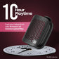 Portronics Talk Five (POR 2713) | Wearable Wireless Speaker with Mic | Open-Ear Comfort | 10W Surround Sound | Ideal for Calls, Cycling & Work | Black