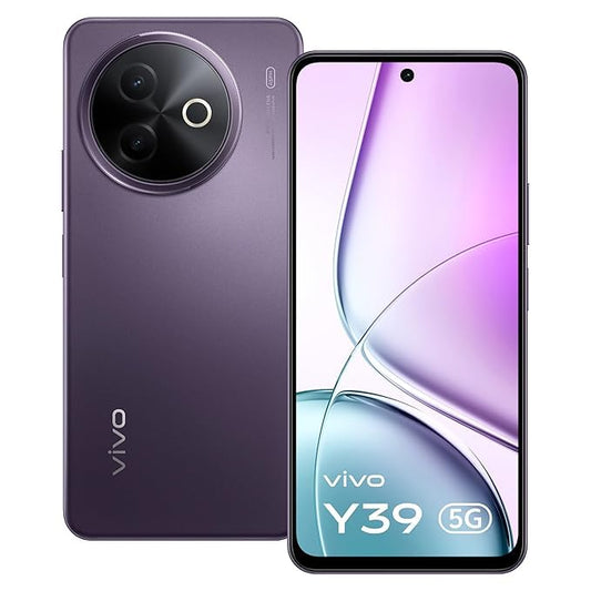 Vivo Y39 5G |8GB RAM, 256GB Storage|6.68" inch Display|50 MP + 2 MP Rear Camera | 8 MP Selfie Camera|6500 Mah battery