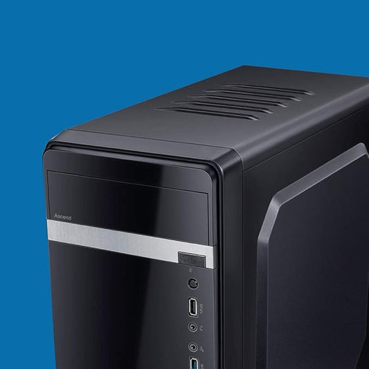 Fingers Ascend C3 | Micro ATX PC Cabinet + SMPS | USB 3.0 & 2.0 Ports | HD Audio Mic Support | Cooling Fan Included | Budget Desktop Build Ready"