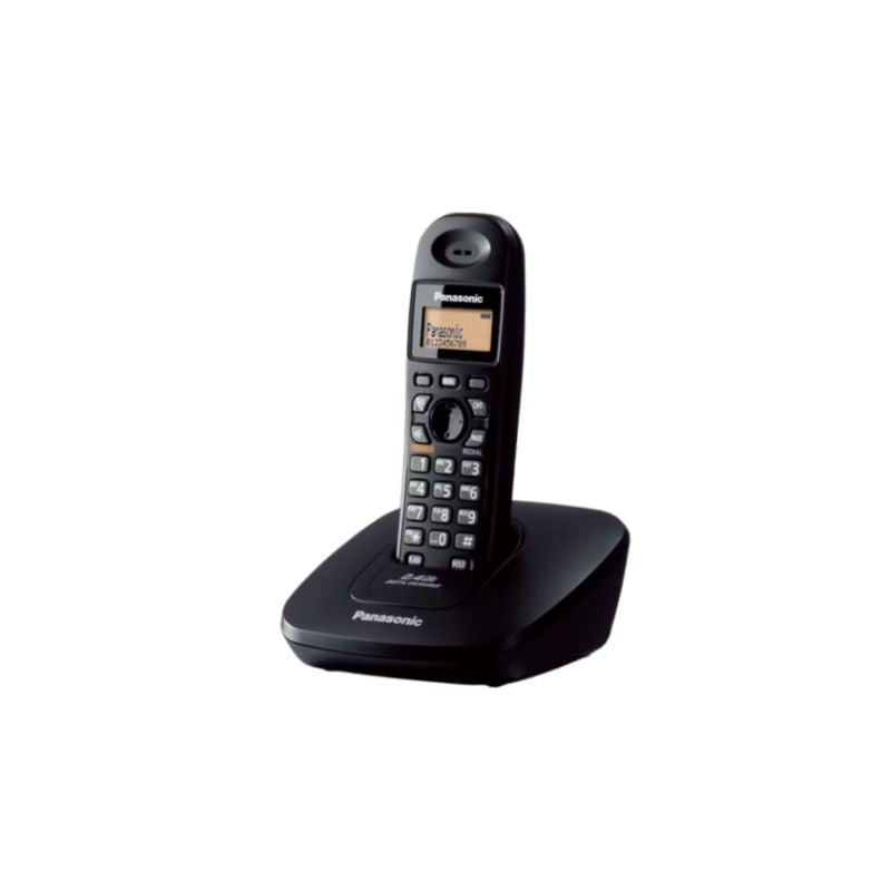 Panasonic KX‑TG3611SX Cordless Landline Phone |2.4 GHz Digital Handset with Caller ID|50-Entry Phonebook|Speakerphone|Backlit LCD| Redial & Rechargeable Battery