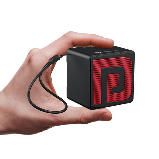 Portronics Nugget (POR 2727) | Mini Wireless Speaker | Extremely Lightweight & Travel Friendly | TWS Mode Enabled | Hands-free Calling | Black