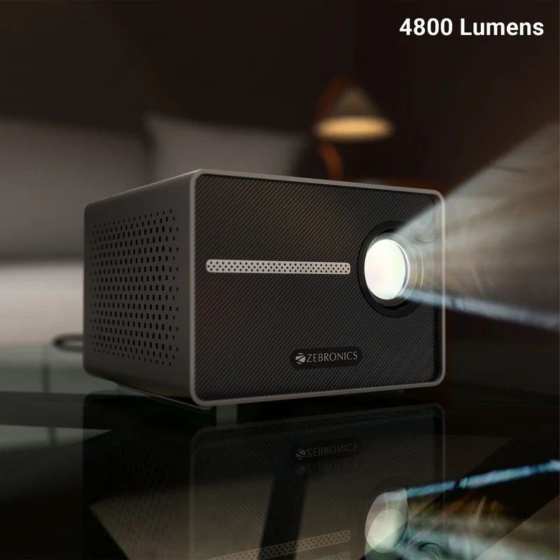 Zebronics Zeb-PixaPlay 33 LED Smart Home Theater Projector (HD & FHD Support) – Model ZEB-SLP 4