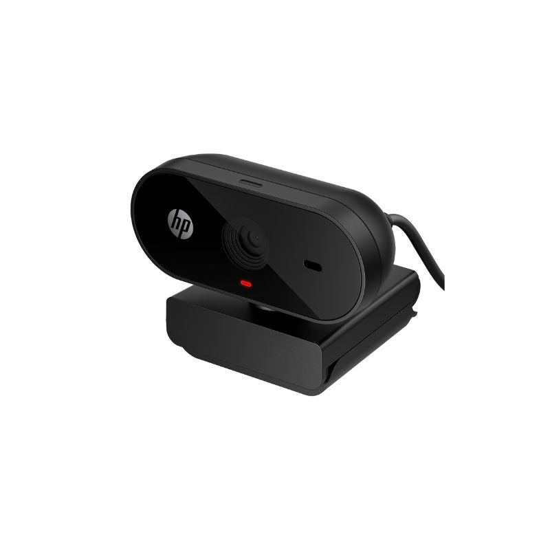 HP 325 FHD USB-A Webcam | Full HD 1080p Video Quality | Plug & Play USB Connectivity | Built-in Microphone for Clear Audio | Wide-Angle Lens for Meetings & Streaming | Compact Design for Laptop & PC