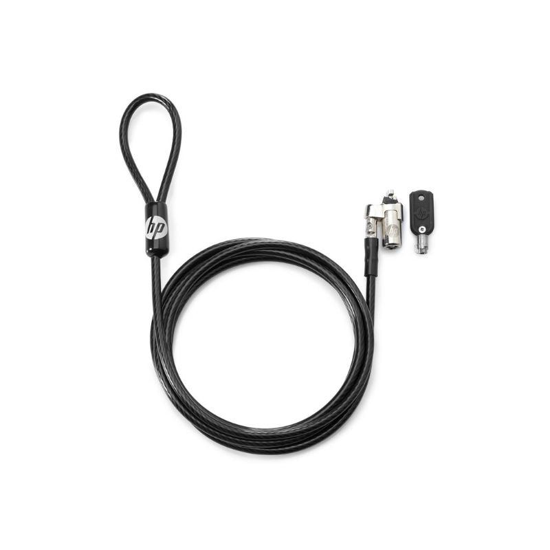 HP Nano Keyed Cable Lock (Master Key Version) | HP 1AJ40AA Laptop Security Cable Lock | Nano Slot Anti-Theft Lock for HP EliteBook, ProBook & Business Laptops