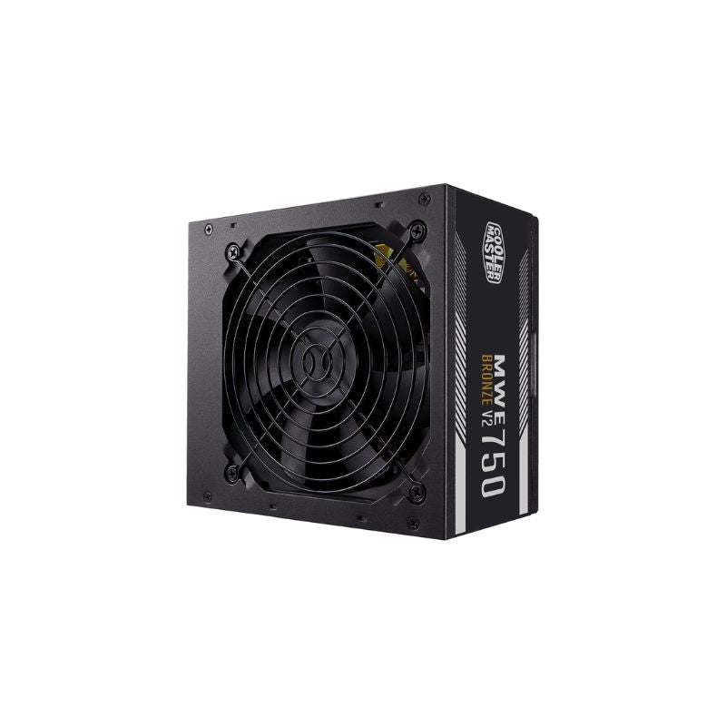 Cooler Master MWE Bronze 750W ATX 3.1 Power Supply – 80+ Bronze Certified SMPS with 120mm HDB Cooling Fan, DC-to-DC Circuit Design, Flat Black Cables