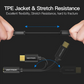 Vention Type-C to 3.5mm Audio Cable 0.1M Black Metal Type| OMTP&CTIA Compatible| Stable Signal Transmission| Wide compatibility| 3 years warranty