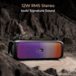 boAt Stone 580 Bluetooth Speaker with 12W RMS Stereo Sound| LED Lights| up to 8 HRS Playtime| TWS Feature| FM Radio| Multi-Compatibility Mode| IPX4