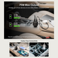 Belkin Retractable Car Charger 75W| Black| 75cm USB-C cable| Fast iPhone charger| 100% plastic-free packaging| two ports -USB-C + USB-A