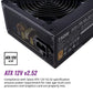 Cooler Master MWE Bronze 750W ATX 3.1 Power Supply – 80+ Bronze Certified SMPS with 120mm HDB Cooling Fan, DC-to-DC Circuit Design, Flat Black Cables
