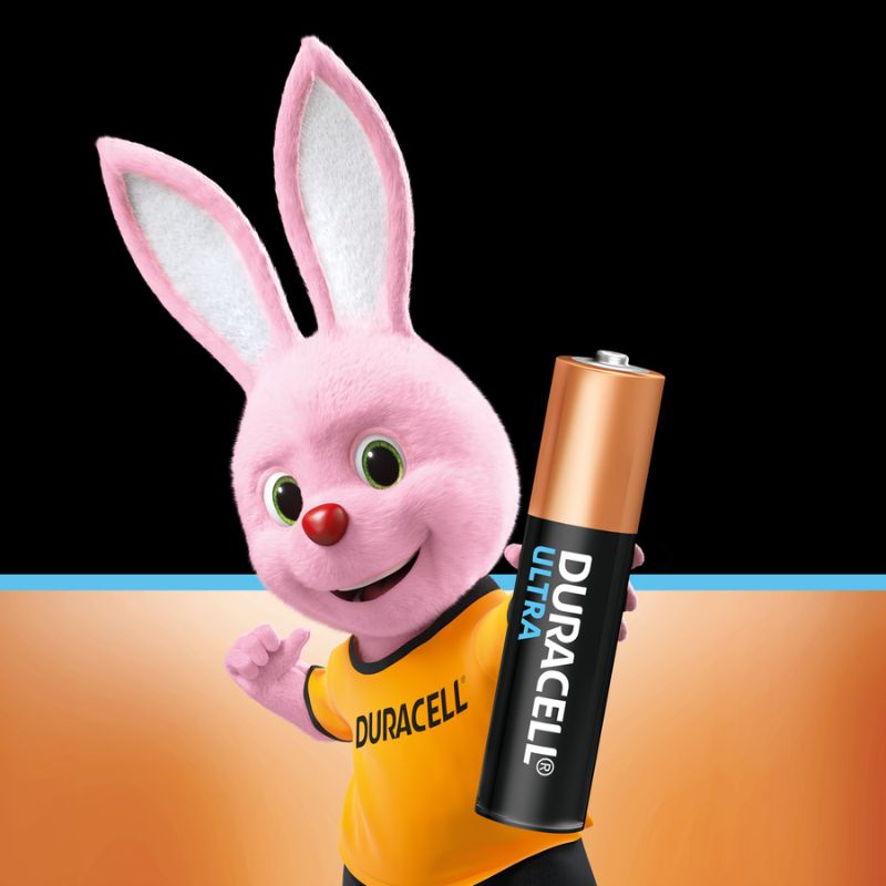 Duracell Ultra AAA Alkaline Battery Long Lasting Reliable Power for Remote Controls Wireless Mice Keyboards Clocks Flashlights Toys and Everyday Electronics