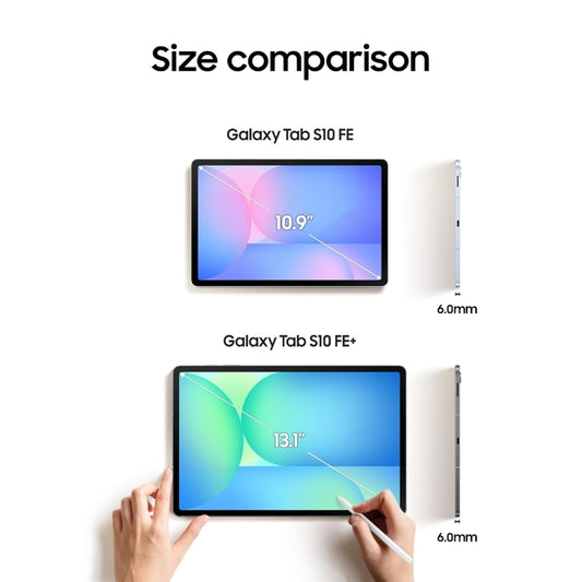 Samsung Galaxy Tab S10 FE, S Pen in-Box, 27.7 cm (10.9 inch) LCD Display, 8 GB RAM, 128 GB Storage, Wi-Fi Tablet