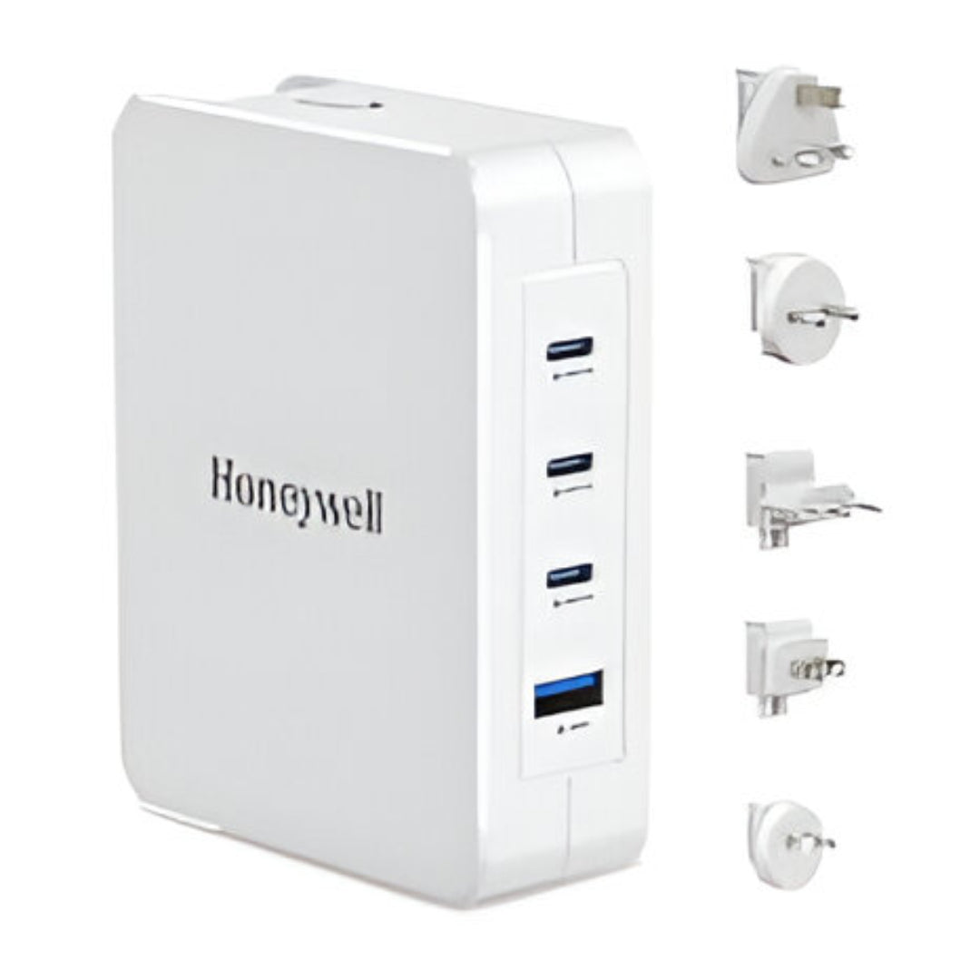 Honeywell Zest 100W Fast Charger – Ultra-Fast High-Power USB-C & USB-A Charging Adapter for Smartphones, Tablets, Laptops, and Devices – Compact, Durable, and Reliable”