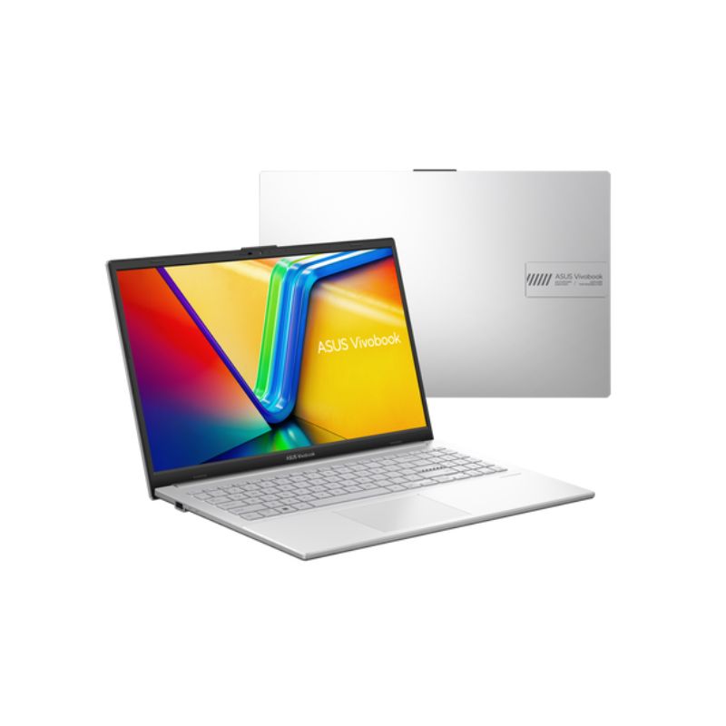 ASUS VivoBook Go 15 E1504FA‑BQ2321WS | AMD Ryzen 3 7320U | 8GB LPDDR5 | 512GB PCIe 3.0 SSD | 15.6″ FHD Anti‑Glare Display | Cool Silver | Windows 11 Home | Microsoft Office Home & Student 2024 + M365 Basic