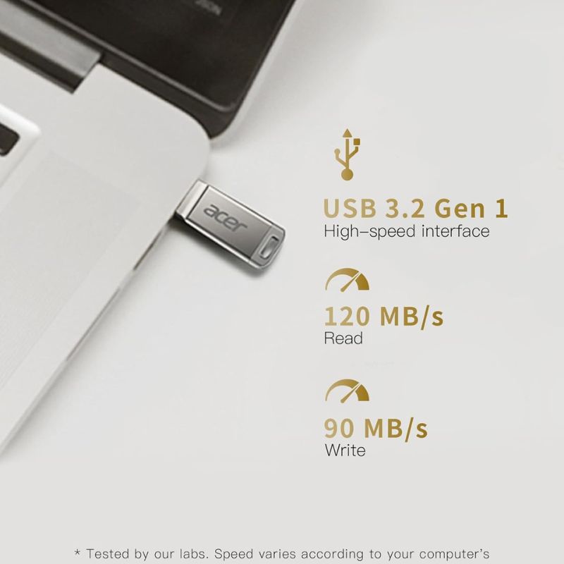 Acer UM310 256GB USB 3.2 Gen 1 Pendrive – High-Speed Flash Drive for Files, Photos, Videos, and Backups