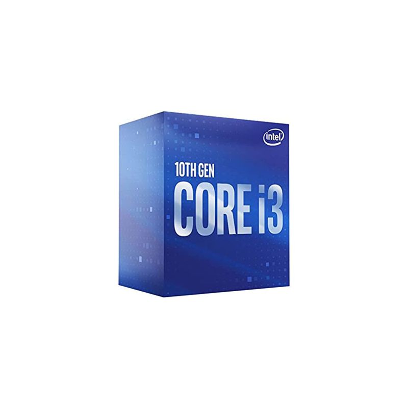 Intel Core i3|10100F 10th Gen Desktop Processor |4-Core |8-Thread|Up to 4.3 GHz Turbo| LGA1200 Socket| DDR4 Support| High-Efficiency CPU for Budget Gaming & Office PCs