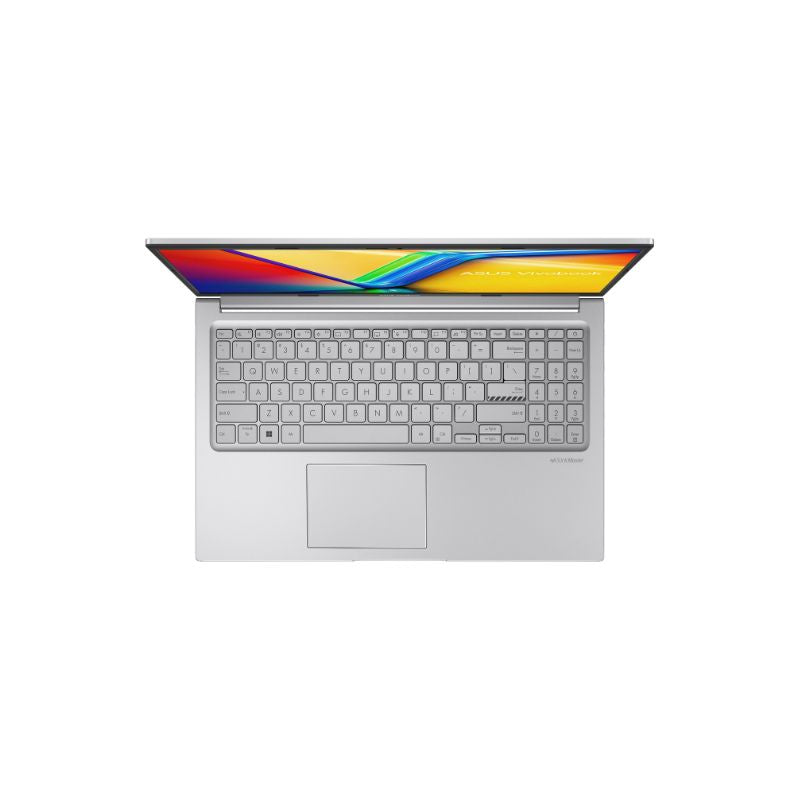ASUS Vivobook X1504VA‑BQ321WS | Intel Core i3‑1315U | 8GB DDR4 | 512GB PCIe 4.0 SSD | 15.6″ FHD Anti‑Glare Display | Backlit Keyboard | Cool Silver | Windows 11 Home | Microsoft Office 2024 + M365