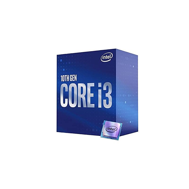 Intel Core i3|10100F 10th Gen Desktop Processor |4-Core |8-Thread|Up to 4.3 GHz Turbo| LGA1200 Socket| DDR4 Support| High-Efficiency CPU for Budget Gaming & Office PCs
