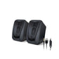 FINGERS FunBeats Portable Speaker | Powerful Bass | RGB LED Lights | Bluetooth, FM, USB, MicroSD | 10-Hour Playtime