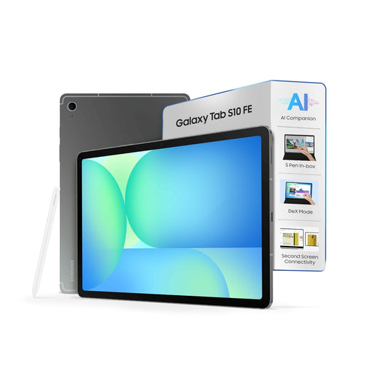 Samsung Galaxy Tab S10 FE, S Pen in-Box, 27.7 cm (10.9 inch) LCD Display, 8 GB RAM, 128 GB Storage, Wi-Fi Tablet