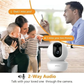 Imou 4MP 2.5K QHD Image Smart CCTV Security Wi-Fi Camera for Home| IPC-DK24H1W| 360° Coverage| AI Human Detection| Siren Alarm| Night Vision 10M| 2-Way Talk| Supports 256GB SD Card| WiFi & Ethernet Connection