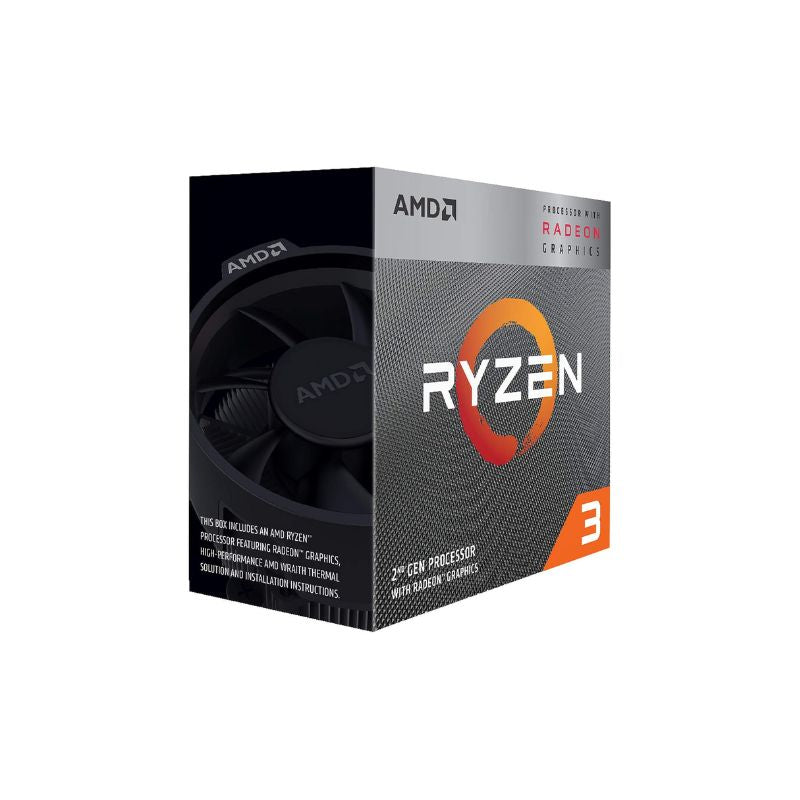 AMD Ryzen 3 3200G with Radeon Vega 8 Graphics | 4 Cores & 4 Threads | Up to 4.0 GHz Turbo | Socket AM4 | 65W TDP | Unlocked for Overclocking | Includes Wraith Stealth Cooler