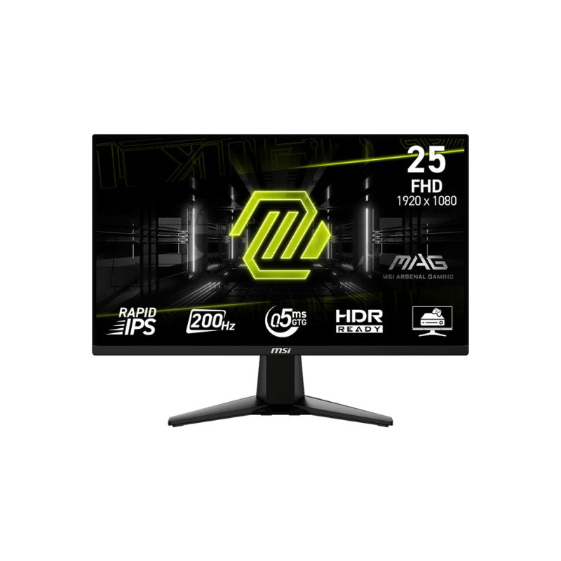 MSI MAG 255F E20 24.5″ Full HD Gaming Monitor – 200Hz Refresh, 0.5ms Response, AMD FreeSync™ Premium