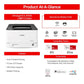 Canon LBP 172DW Monochrome Laser Printer | Wireless WiFi Duplex Printing | High Speed Black & White Printer for Home Office & Business Use | Compact Energy Efficient Network Printer with Mobile Printing Support