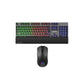 Ant Esports KM550 Pro RGB Gaming Keyboard & Mouse Combo – Wired Backlit Keyboard| Anti-Ghosting, Adjustable DPI Mouse | Ergonomic Palm Rest, Black"