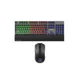 Ant Esports KM550 Pro RGB Gaming Keyboard & Mouse Combo – Wired Backlit Keyboard| Anti-Ghosting, Adjustable DPI Mouse | Ergonomic Palm Rest, Black"